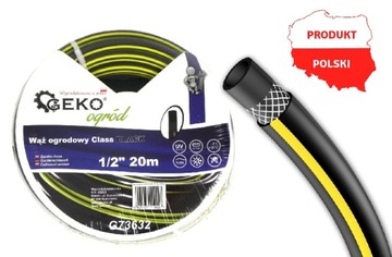 WĄŻ OGRODOWY CLASS BLACK 1/2 30m MADE IN POLAND