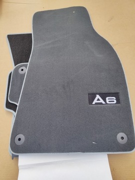AUDI A6 C6 04-11 КОМПЛЕКТ ВЕЛУРОВЫХ КОВРИКОВ НОВЫЙ OE!