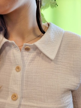 МАМА-ДОЧКА КАСИЯ МУСЛИНОВАЯ ФУТБОЛКА Белая Для взрослых