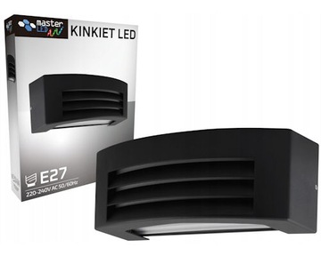 Kinkiet ścienny Na elewację Lampa ogrodowa Zewnętrzna 1x E27