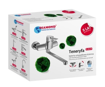 НАСТЕННАЯ РАКОВИНА TENERIFE DIAMOND FATTER