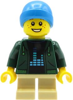 LEGO Ninjago njo661 figurka Tito chłopiec w czapce