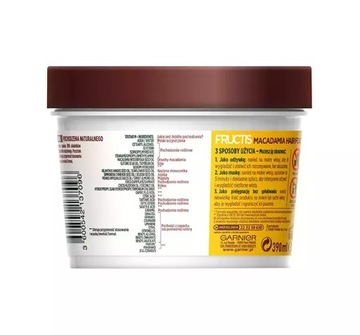 FRUCTIS МАСКА ДЛЯ ВОЛОС 400 МЛ МАКАДАМИЯ