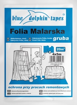 Folia malarska Blue dolphin 5 m x 4 m