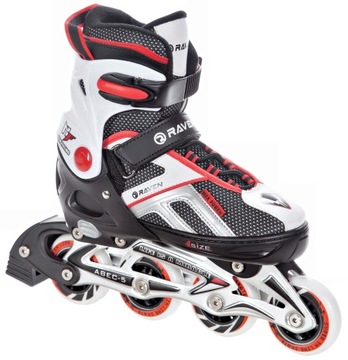 Rolki RAVEN Pulse Black/Red 37-40 (OUTLET)