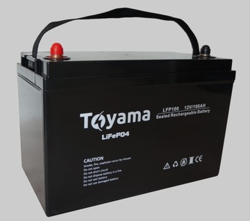 Akumulator litowy Toyama LFP 100 LiFePO4 100Ah 12V z BMS