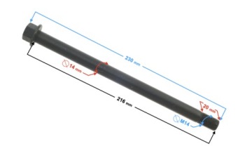 Oś wahacza do motocykla Blade 125