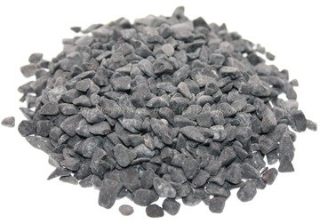 Czarny drobny otoczak ogrodowy Nero Ebano 24kg 4-8
