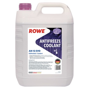 ROWE Koncentrat płynu chłodzącego HIGHTEC ANTIFREEZE COOLANT AN 12 EVO 5 L.