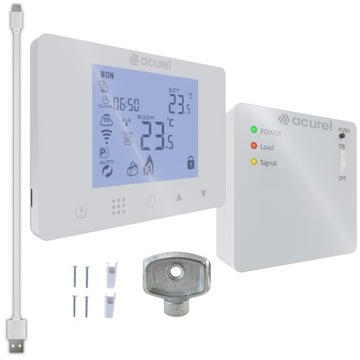 Sterownik termostat regulator ogrzewanie wodne LCD