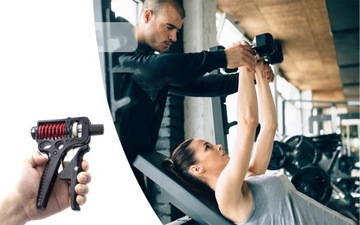 Ручка для упражнений на руки, сопротивление 5-65 кг.Пружина двойной плотности.