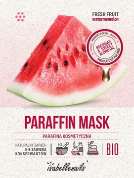 НАБОР 4X ПЕРЧАТКИ ДЛЯ КИСТИ С ПАРАФИНОМ АРБУЗ 500 МЛ