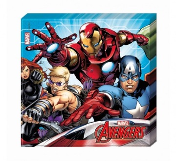 Serwetki papierowe Mighty Avengers 33 x 33cm 20szt