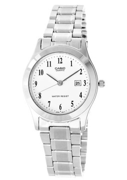 ZEGAREK CASIO DAMSKI BRANSOLETA STAL CYFRY DATOWNIK