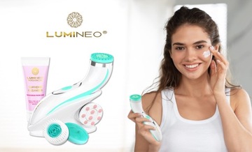 Lumineo Brush PRO бирюзовый 4 кончика + гель для проблемной кожи