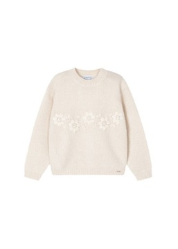 Mayoral Sweter 4.301 Écru Regular Fit