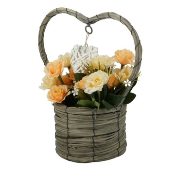 Корзина из ротанга 32 см, могильное покрытие - цветочная корзина для композиций