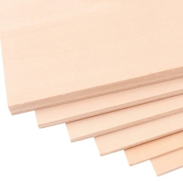 Wiele rozmiarów 1PC niedokończony Basswood dr