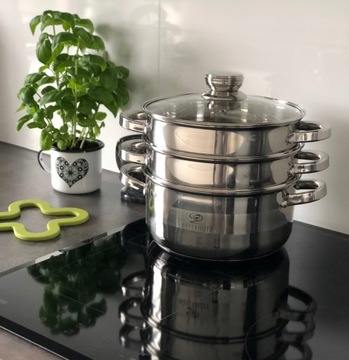 Кастрюля-пароварка STEAMER 22см, 4 части