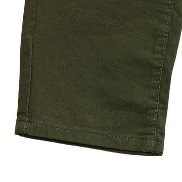 Męskie spodnie jeansowe na co dzień, zielone, 2XL