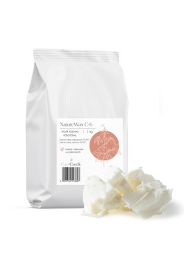 Wosk sojowy kokosowy C6 do świec sojowych - 1 kg