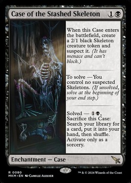MtG: Case of the Stashed Skeleton (MKM)