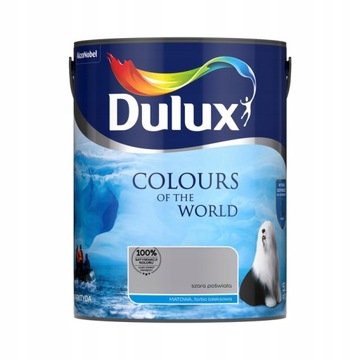FARBA DULUX KOLORY ŚWIATA SZARA POŚWIATA 5L