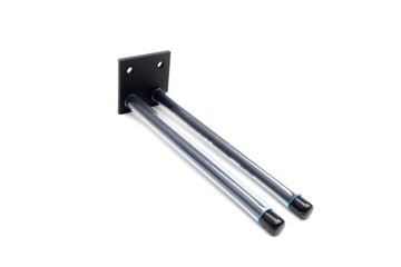 WIESZAK NA NARTY METALOWY DO ŚCIANY 22CM DO 30KG