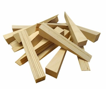 Kliny montażowe drewniane 25x130drzwi okna solidne