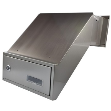 ПРОХОДНОЙ НАСТЕННЫЙ ПОЧТОВЫЙ ЯЩИК 100% нержавеющая сталь INOX