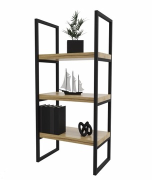 Regał Na Książki Pogrubione Półki Loft 110cm
