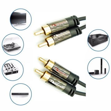 КАБЕЛЬ NAKAMICHI RCA-2RCA ДЛЯ САБВУФЕРА ТИПА Y 10м