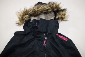 DŁUGA DAMSKA KURTKA ZIMOWA SUPERDRY PARKA ROZ.34/XS