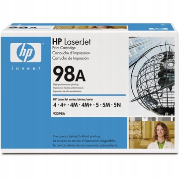 TONER ORYGINAŁ HP 92298A 98A BLACK OEM