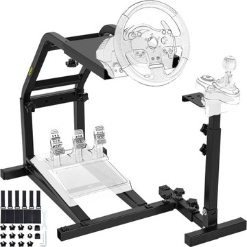 STOJAK NA KIEROWNICĘ GAMINGOWĄ do THRUSTMASTER Logitech REGULOWANY