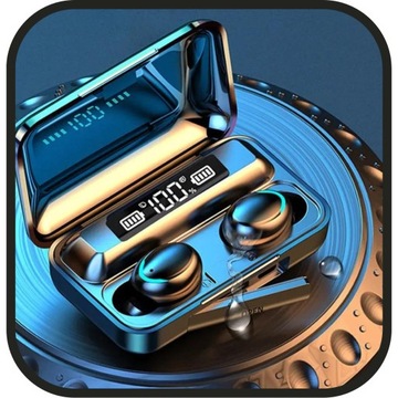 БЕСПРОВОДНЫЕ НАУШНИКИ BLUETOOTH 5.1 F9 — МОДЕЛЬ PRO 2023 TWS + POWERBANK