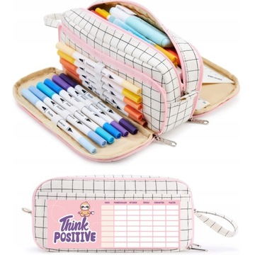 PIÓRNIK SZKOLNY TUBA SASZETA PLAN LEKCJI DUŻY ROZKŁADANY USZTYWNIANY