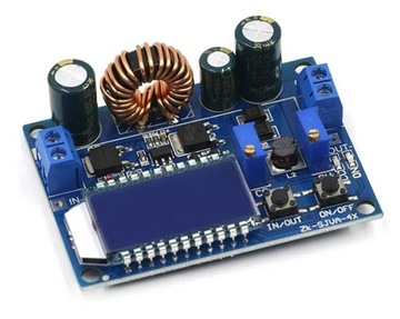 ПРЕОБРАЗОВАТЕЛЬ НАПРЯЖЕНИЯ 5,5-30В -->0,5-30В С ПОНИЖАЮЩИМ+ПОДЫШАЮЩИМ ДИСПЛЕЕМ