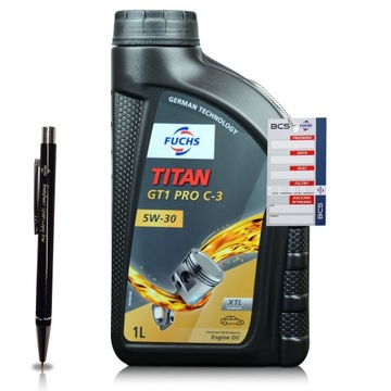 1 LITR FUCHS TITAN GT1 PRO C3 5W30 XTL OLEJ SILNIKOWY 1L - DYSTRYBUTOR
