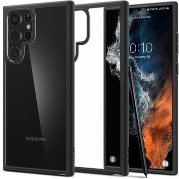 Etui Case Spigen do S22 Ultra Obudowa Ultra Hybrid Black