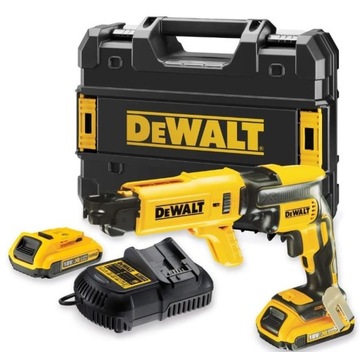Wkrętarka + magazynek do płyt G-K 18V 2x5Ah DeWalt