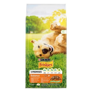 PURINA FRISKIES Balance karma dla psa kurczak 10kg