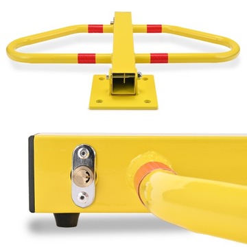 ПАРКОВОЧНЫЙ ЗАМОК ПАРКОВОЧНЫЙ СТОЙК БАРЬЕР СКЛАДНОЙ С КЛЮЧОМ-БАБОЧКОЙ