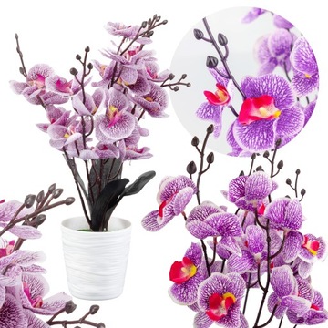 2 искусственных орхидеи в горшке с цветами орхидей