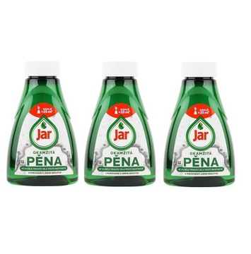 JAR Fairy AKTYWNA PIANA PIANKA PŁYN W PIANCE DO MYCIA NACZYŃ 3x375 ml ZAPAS