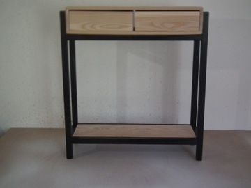 Konsola z półką +1szuflada 70x16 wys 90 + półka