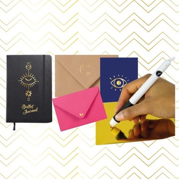 СТАРТОВЫЙ НАБОР РУЧКИ, ШАРИКОВАЯ РУЧКА С ПОЗОЛОЧЕННЫМ ПОКРЫТИЕМ + ФОЛЬГА