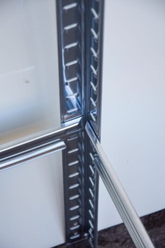 SOLIDNY STABILNY METALOWY REGAŁ MAGAZYNOWY DO GARAŻU PIWNICY 5 PÓŁEK