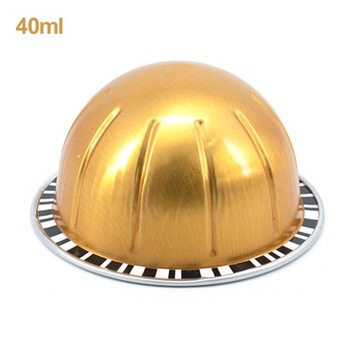 1 Set 40/80/150/230ML Coffee Capsule Shell Food-Grade