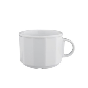 Filiżanka 250 ml porcelanowa biała MERKURY LUBIANA